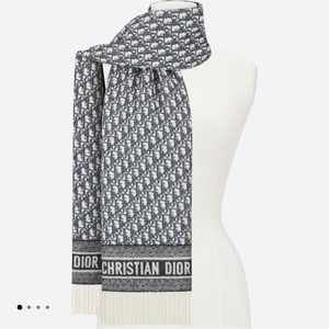 Christian Dior Oblique Scarf, EXCELLENT CONDITION